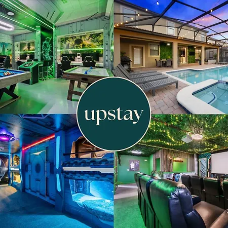 Upstay Movie Themed Mansion W Arcade Pool & Hot Tub